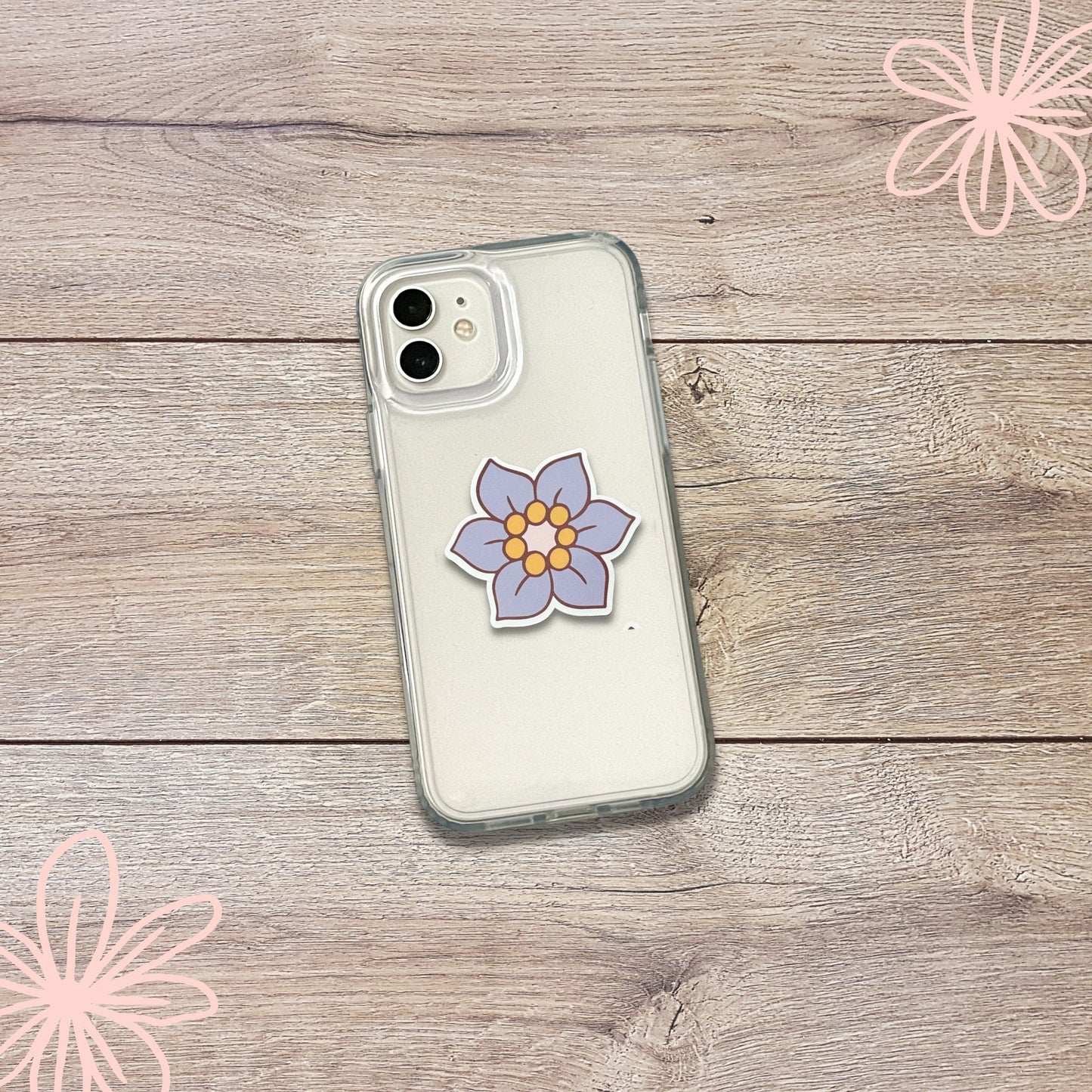 Flower Vinyl Sticker Set