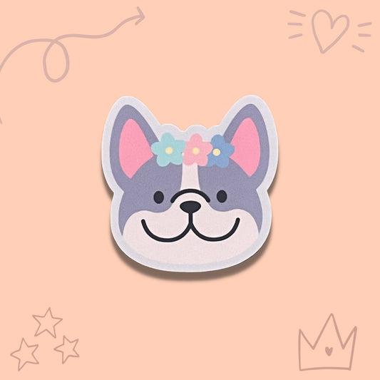 French Bulldog Vinyl Sticker