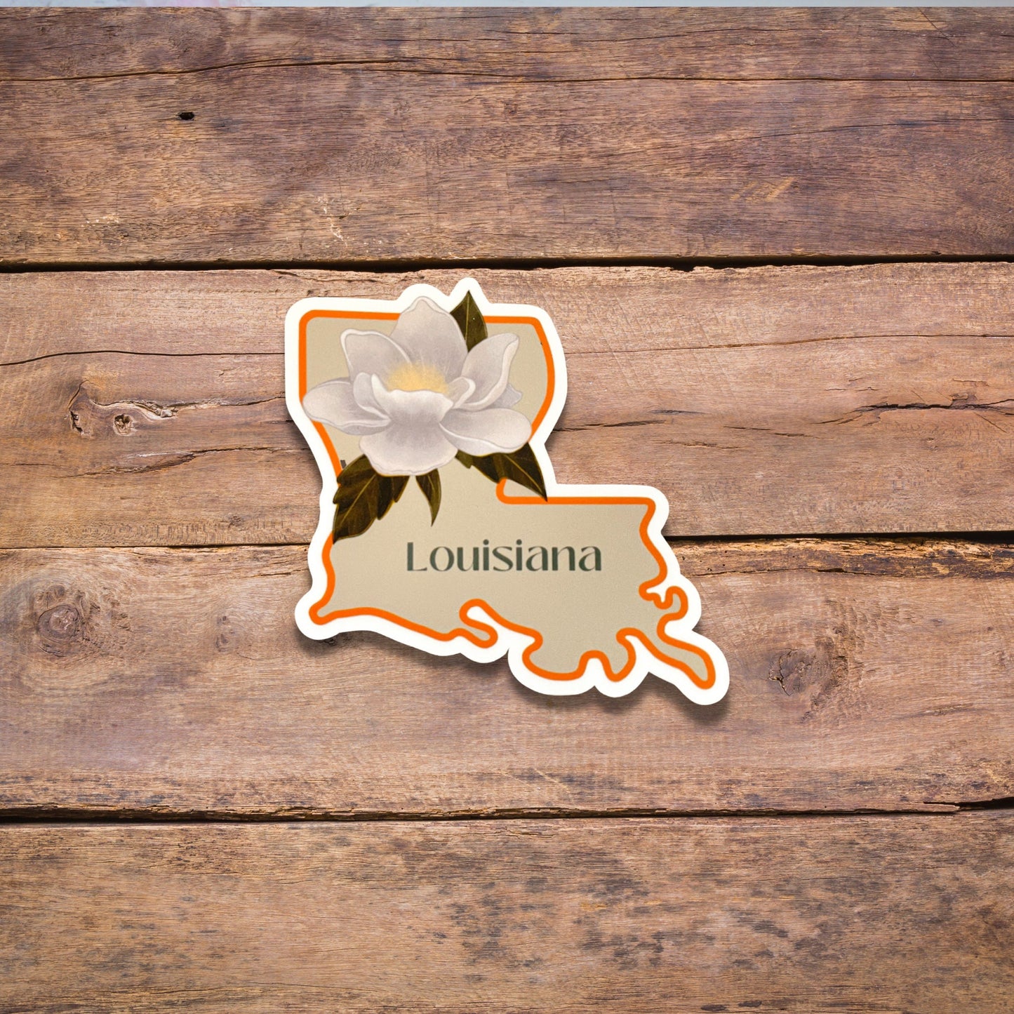 Louisiana State Flower Vinyl Sticker