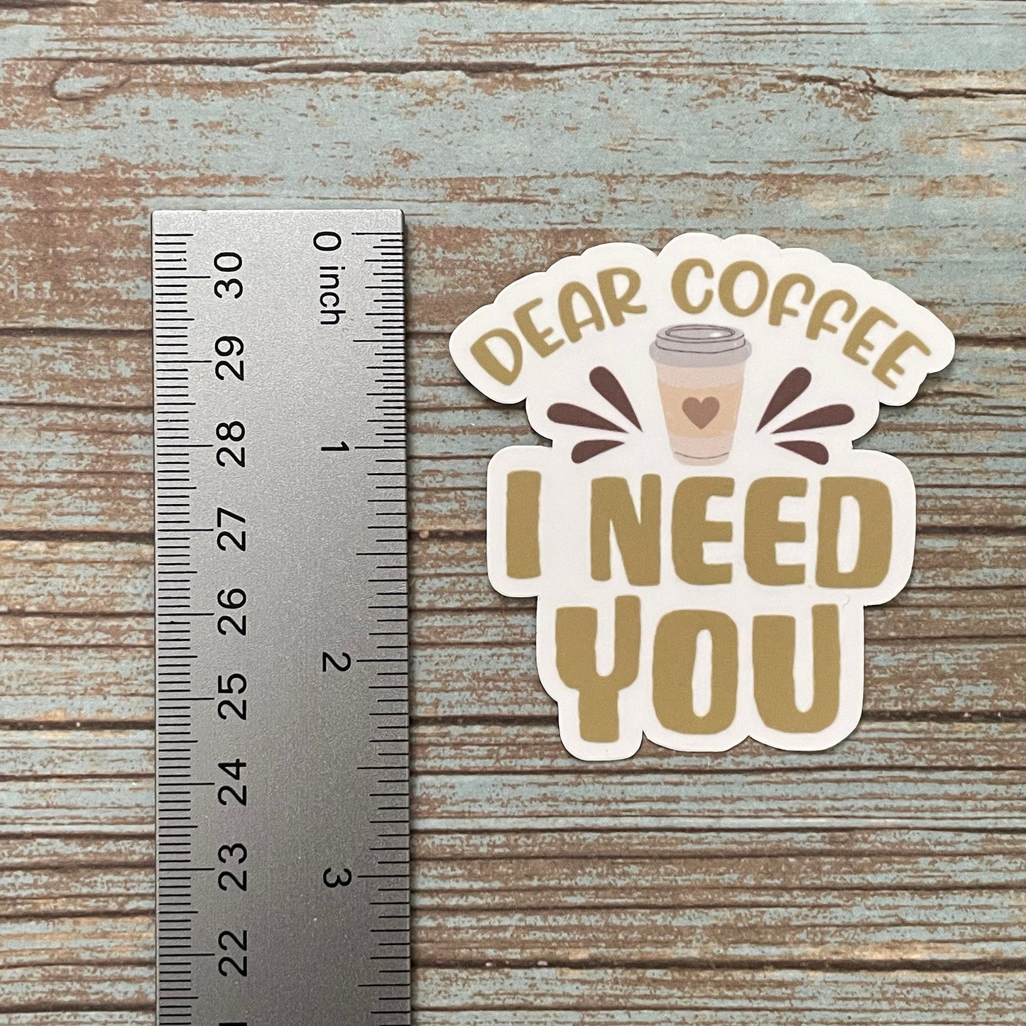 Coffee Vinyl Sticker