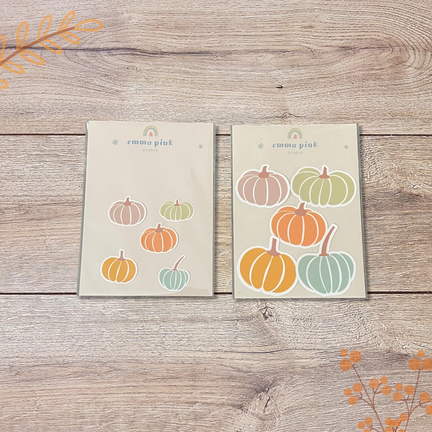 Pumpkin Vinyl Sticker Set