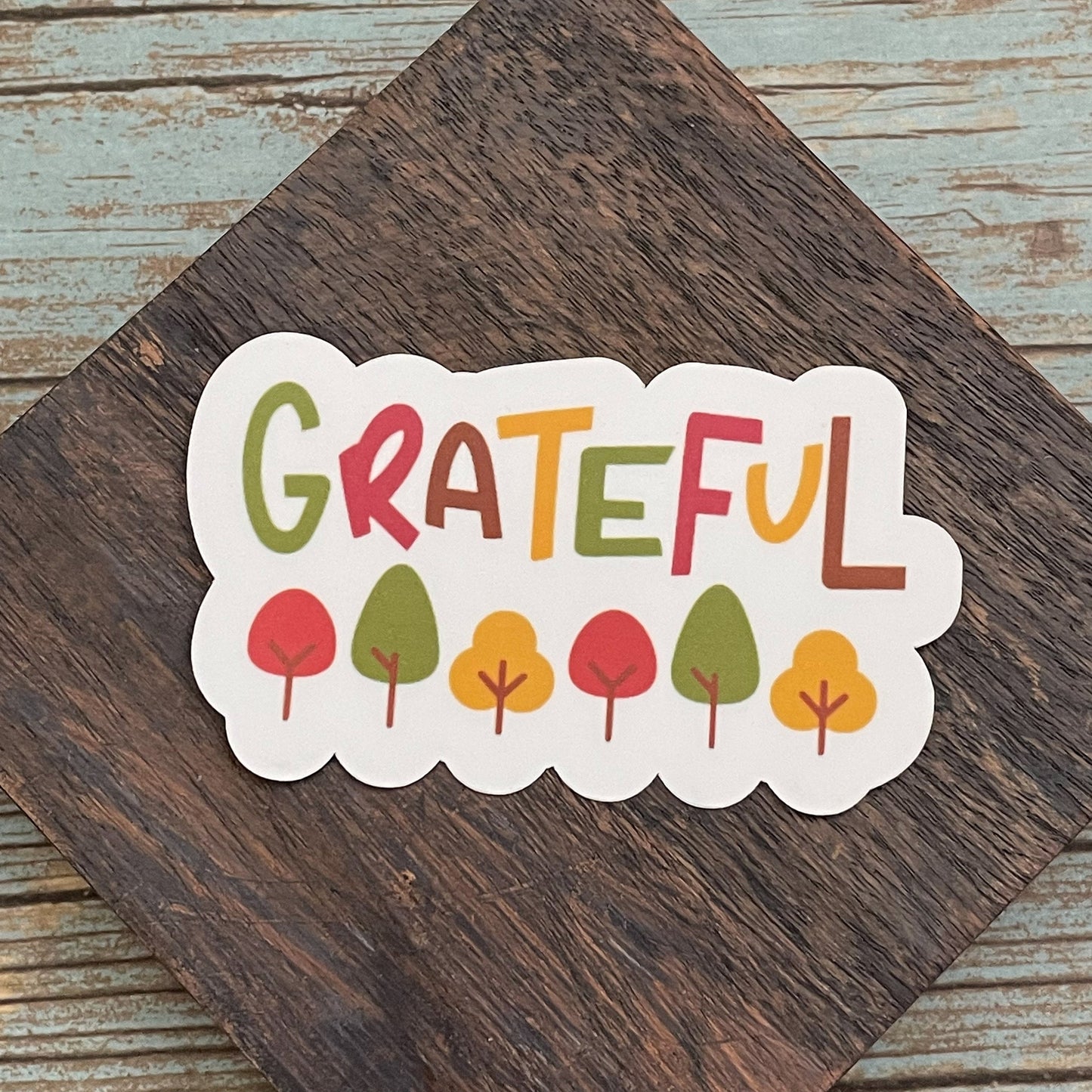 Grateful Vinyl Sticker