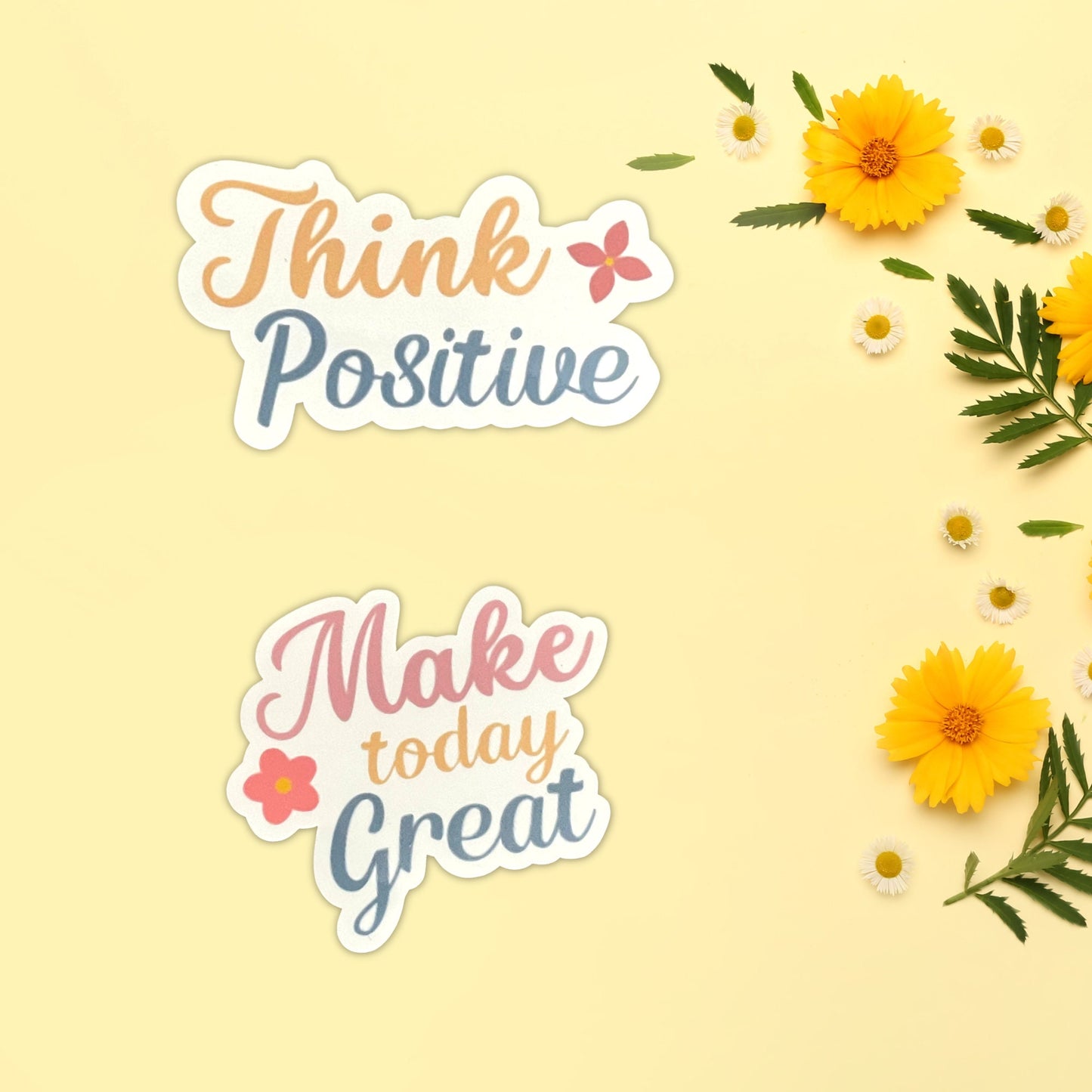 Think Positive Vinyl Sticker