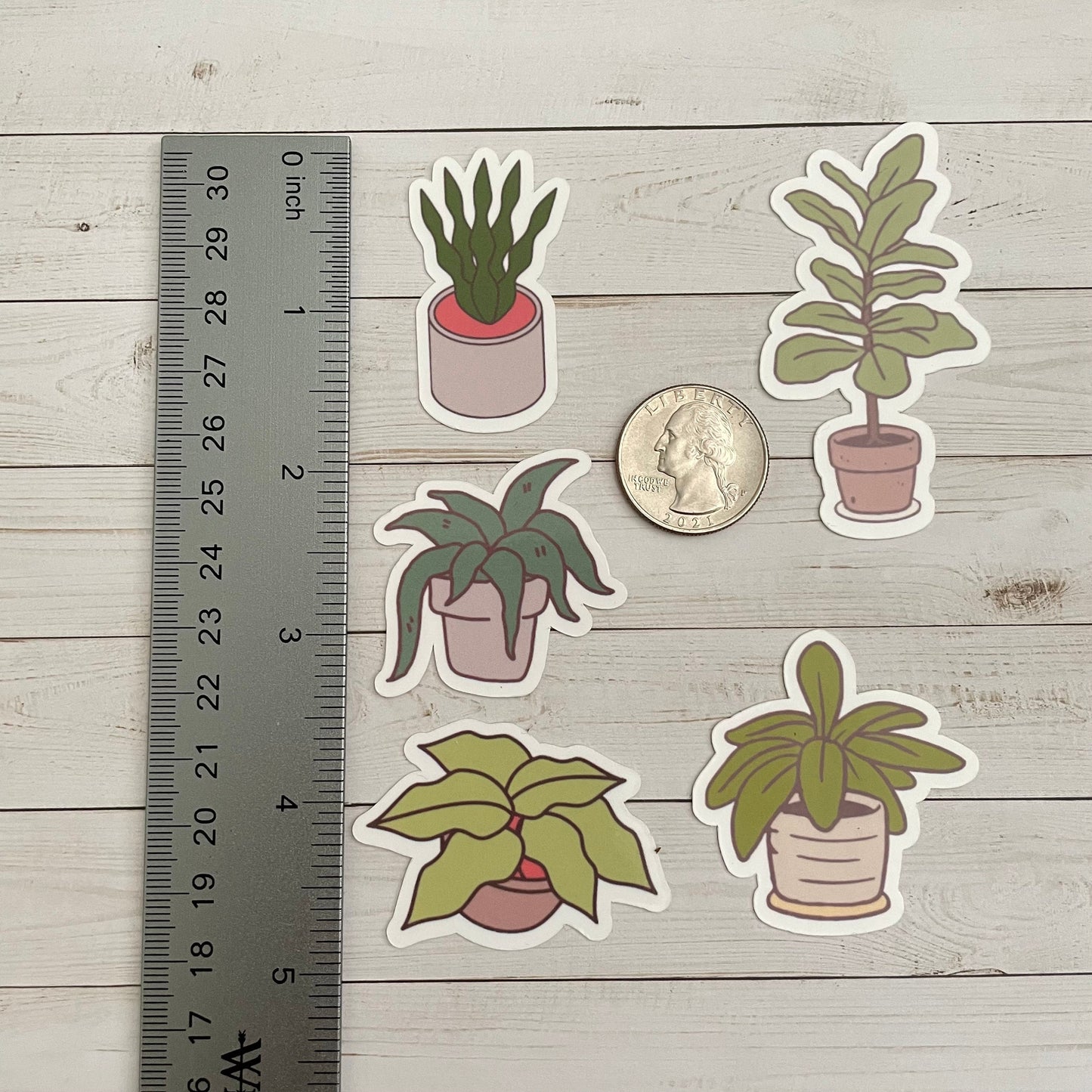 House Plants Sticker Set