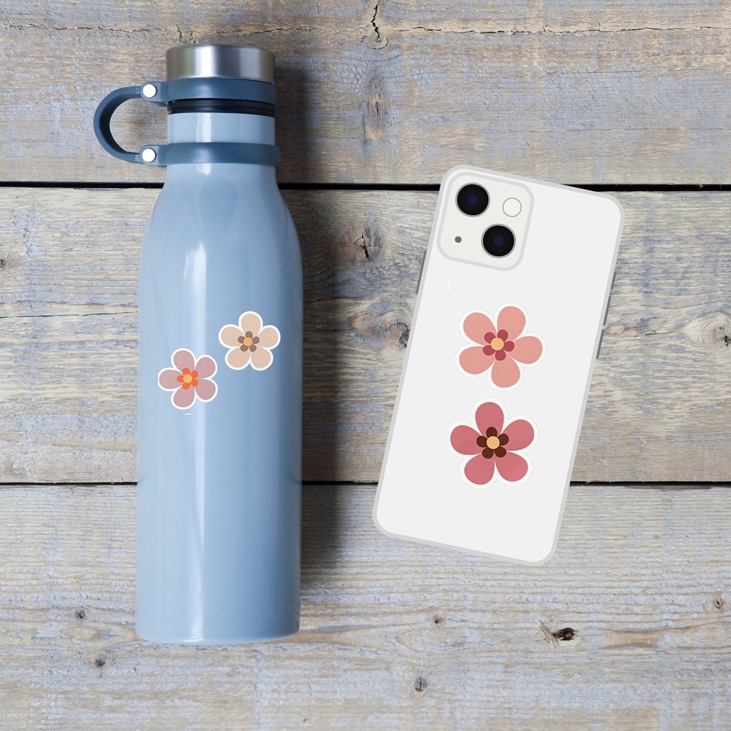 Boho Flower Vinyl Sticker Set