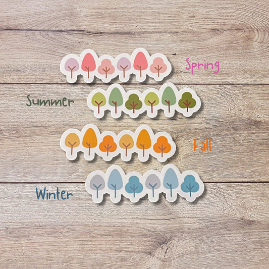 Seasons Vinyl Sticker Set