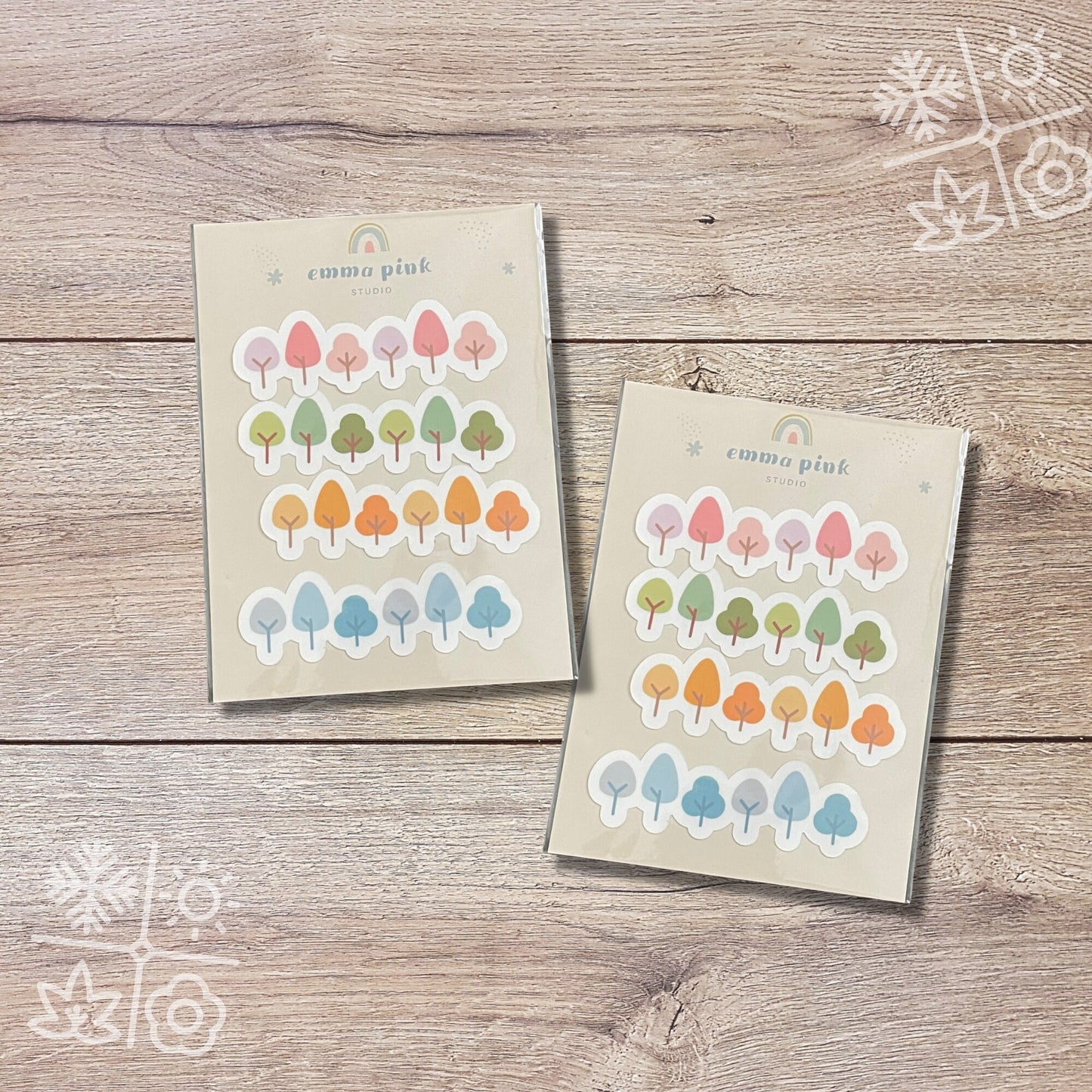 Seasons Vinyl Sticker Set