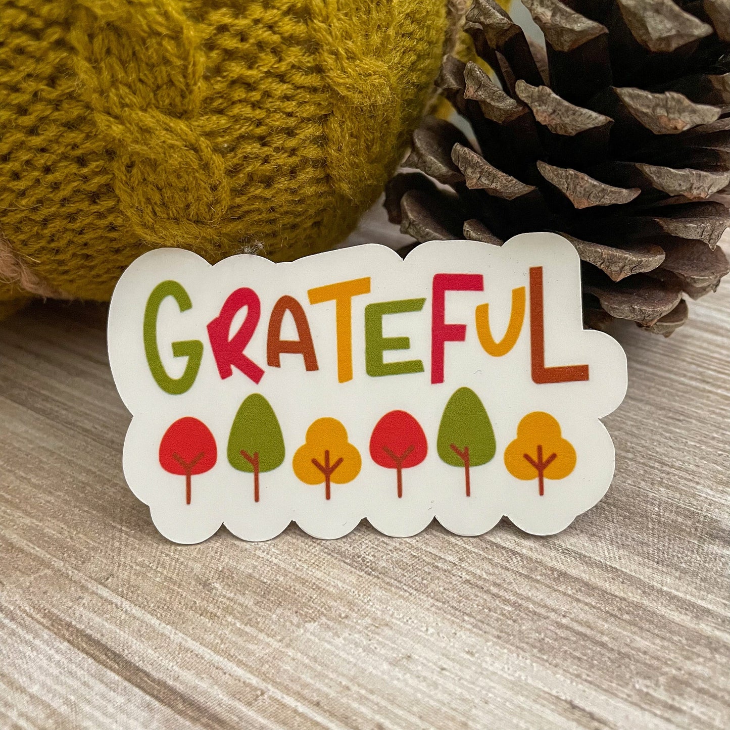 Grateful Vinyl Sticker