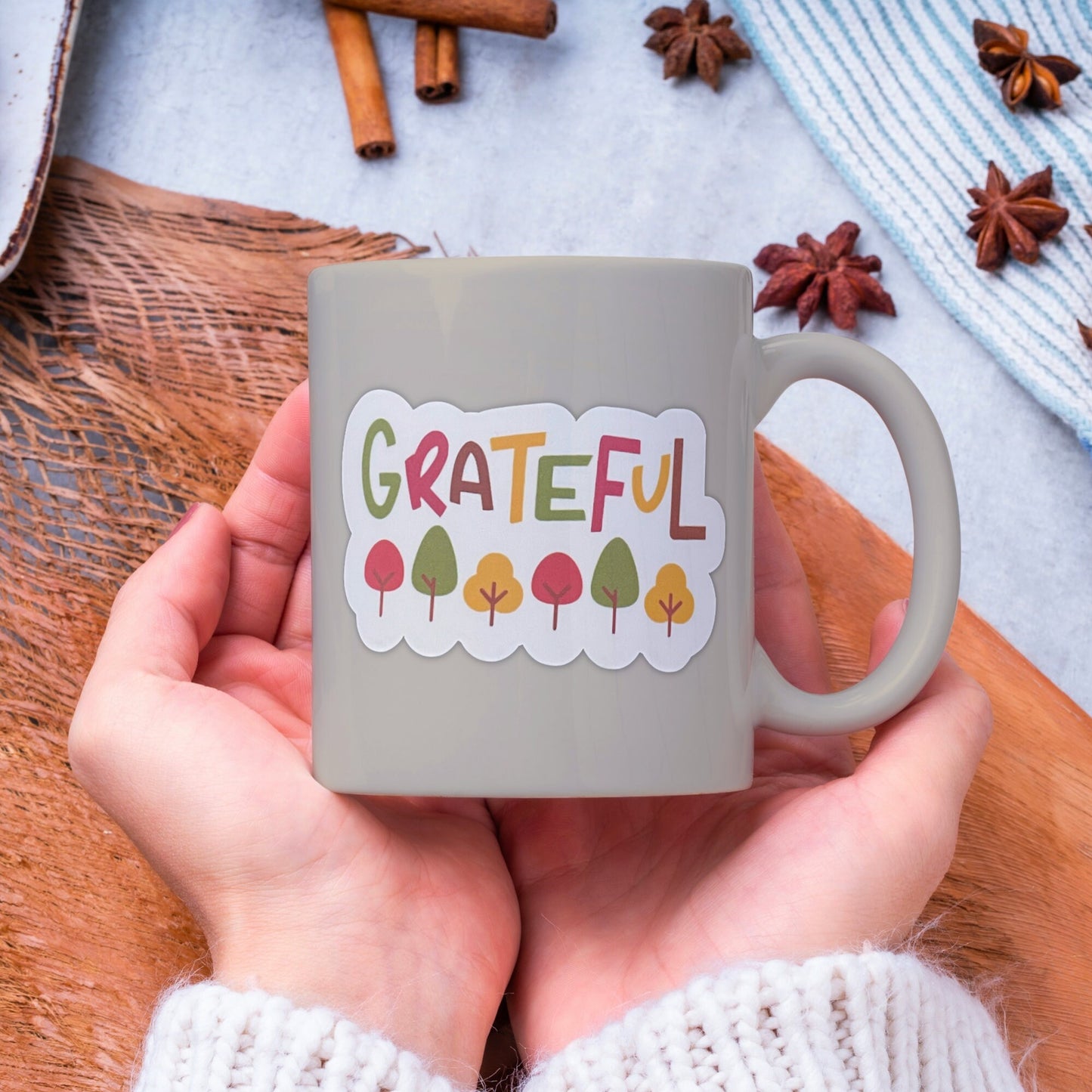 Grateful Vinyl Sticker