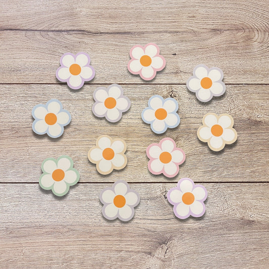 Daisy Flower Sticker Set