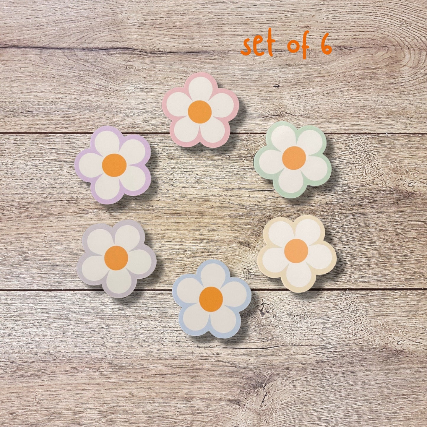Daisy Flower Sticker Set