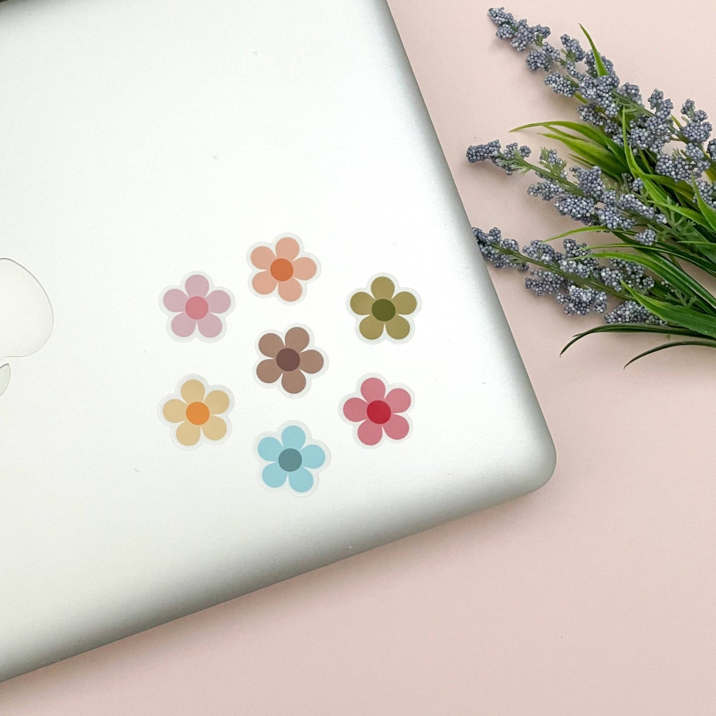 Pick Your Flower Color Vinyl Sticker Set