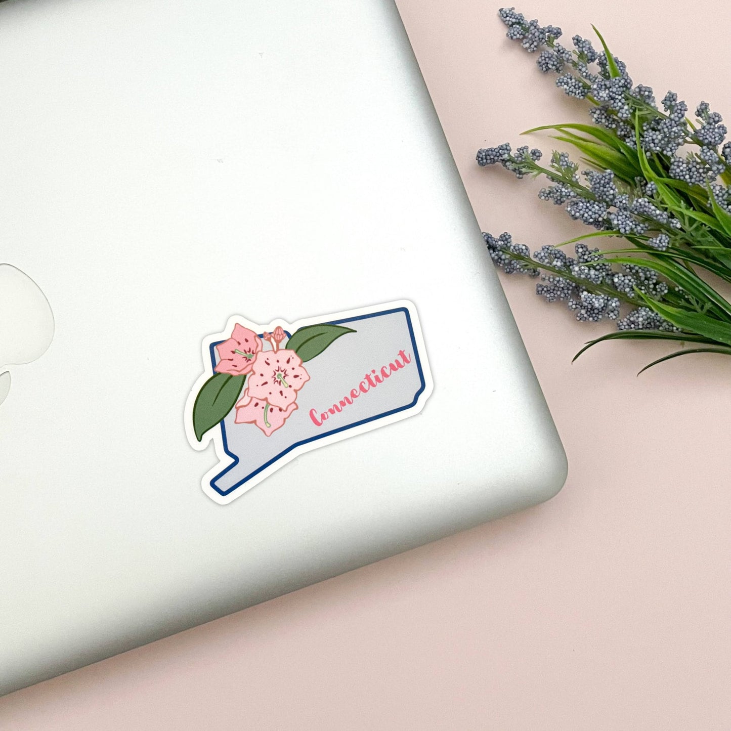 Connecticut State Flower Vinyl Sticker