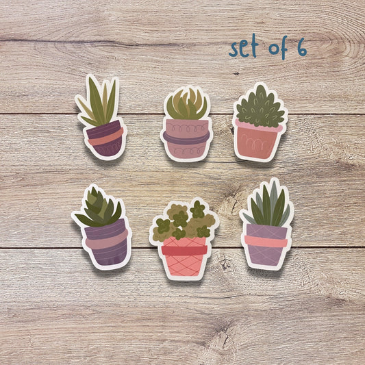 House Plants Sticker Set