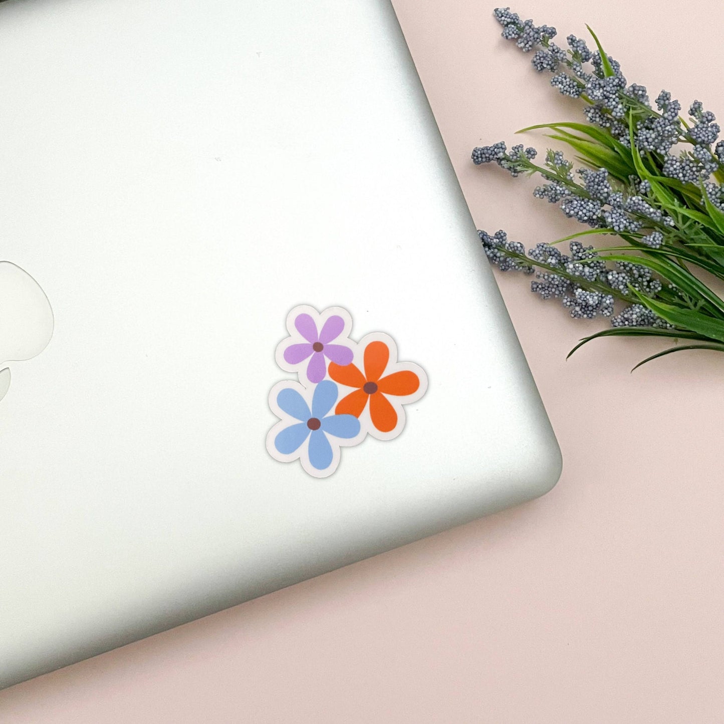 Pick Your Flower Color Vinyl Sticker Set