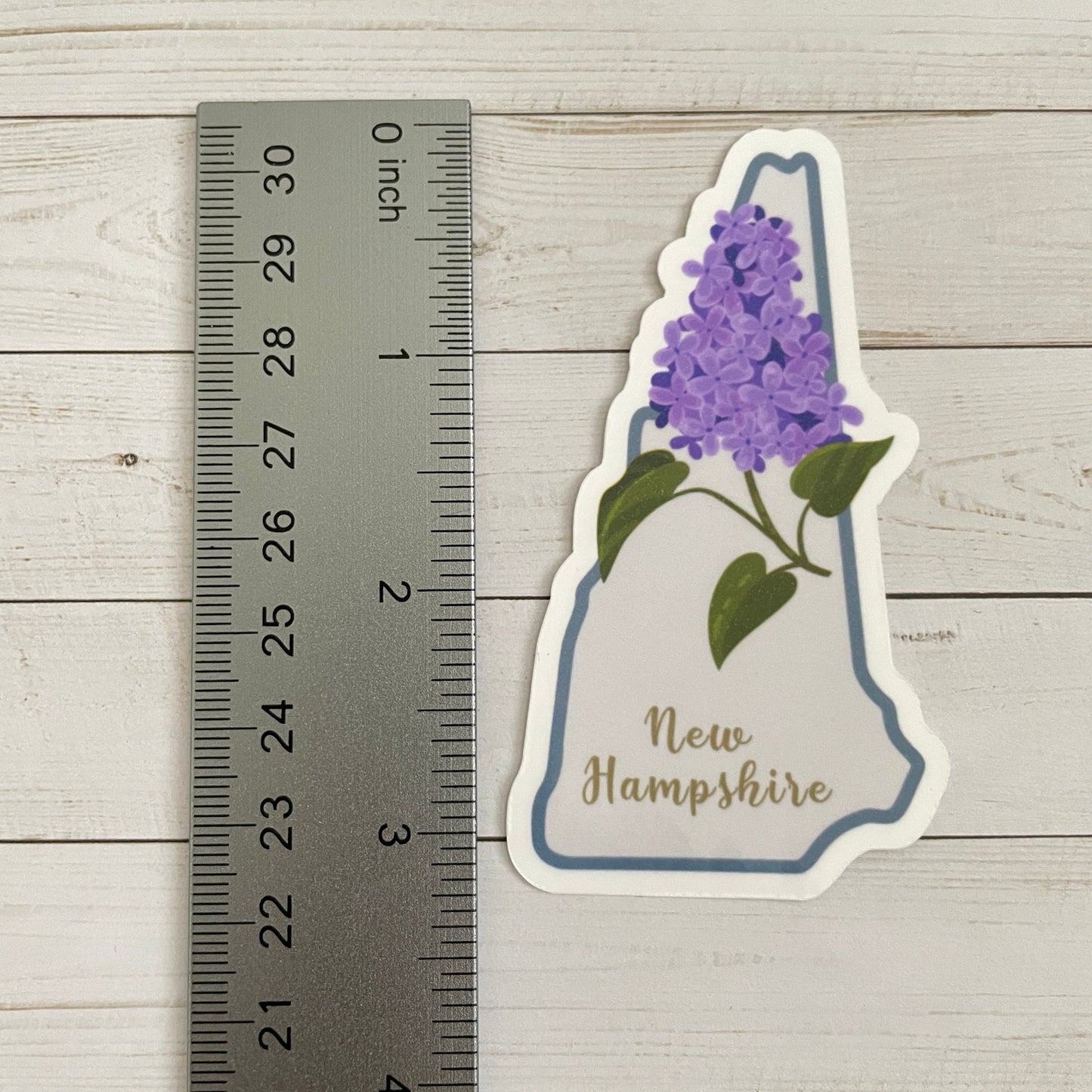New Hampshire State Flower Vinyl Sticker