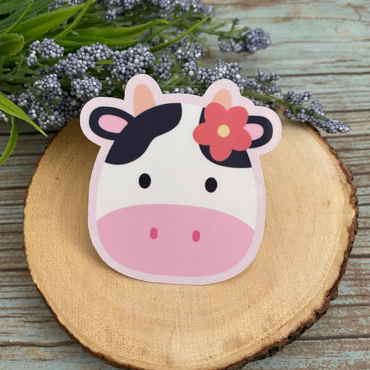Cow Vinyl Sticker