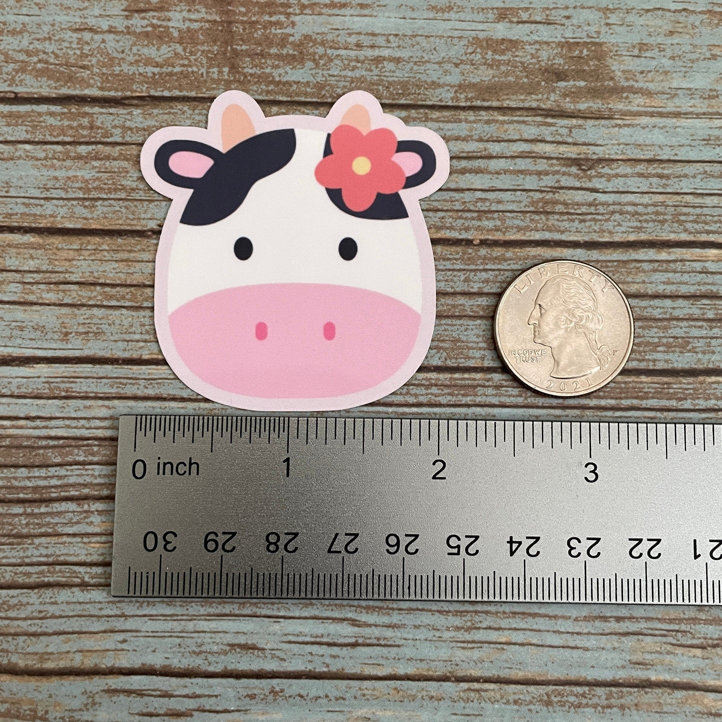 Cow Vinyl Sticker