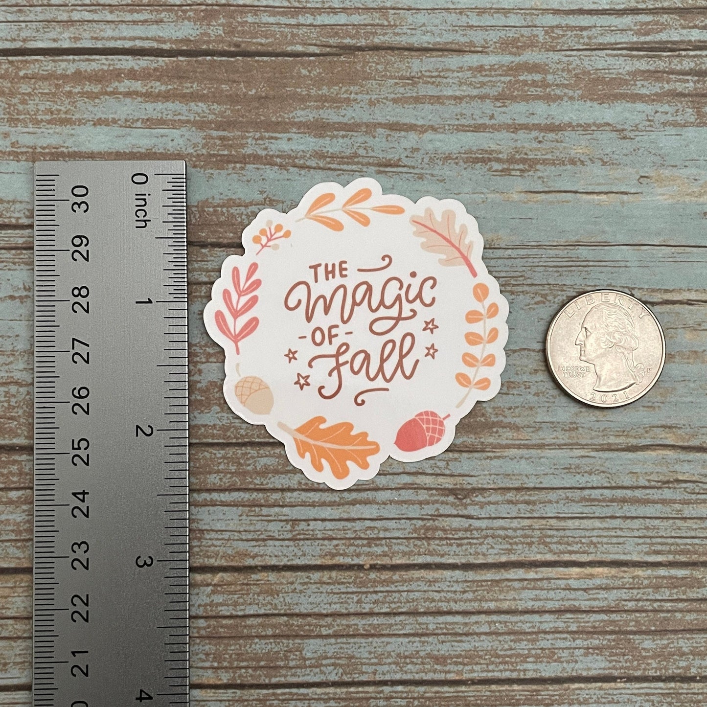 The Magic of Fall Vinyl Sticker