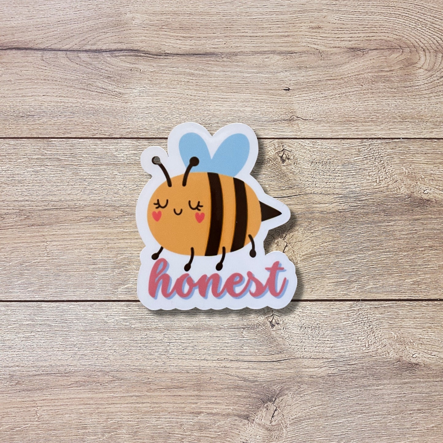Bee Honest Vinyl Sticker