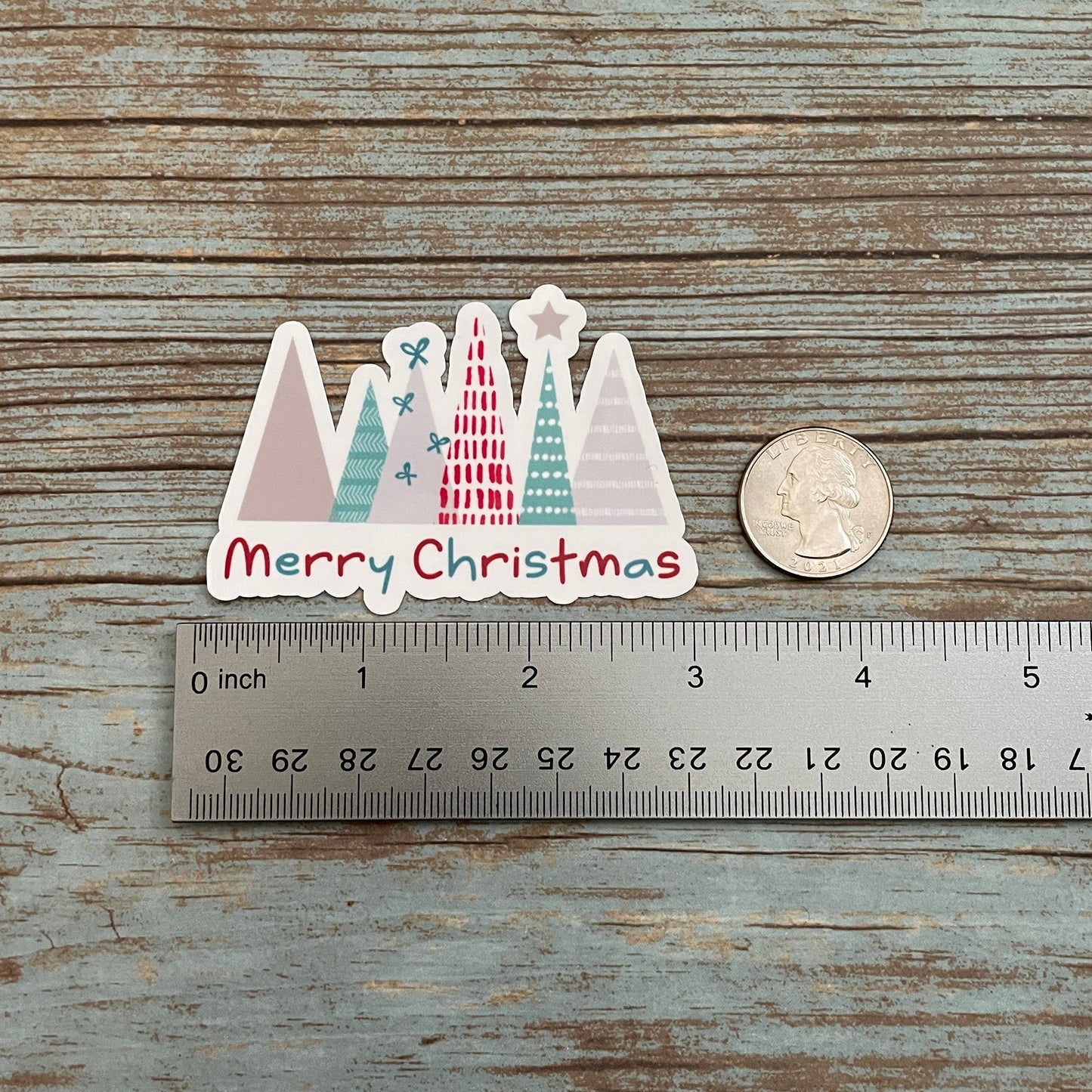 Merry Christmas Vinyl Sticker