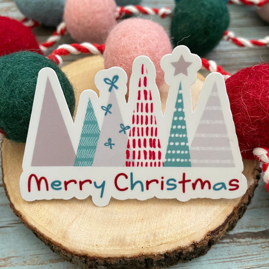 Merry Christmas Vinyl Sticker