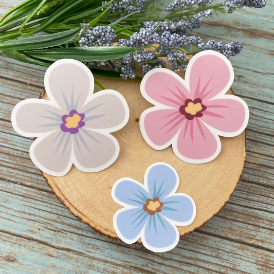 Flower Vinyl Sticker Set
