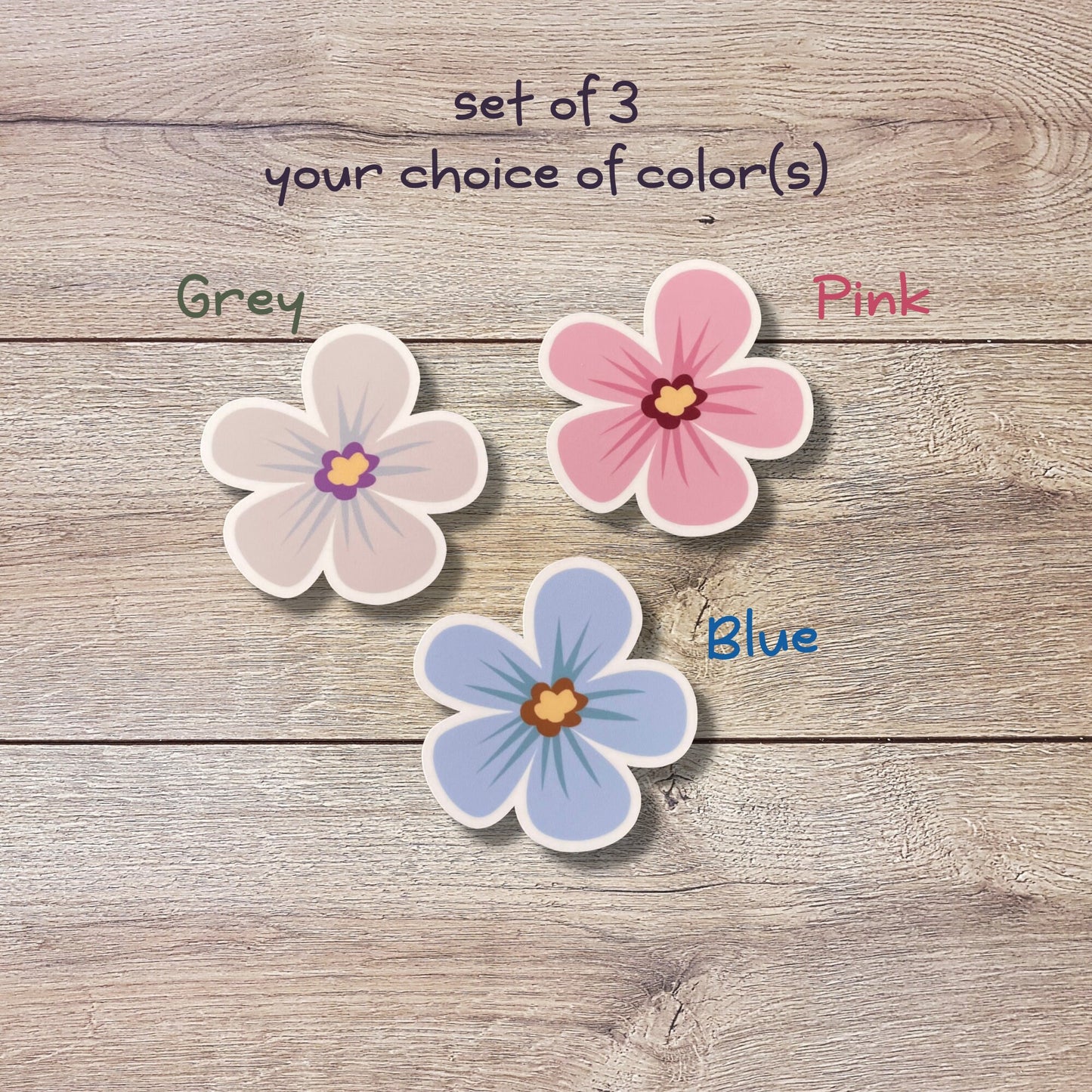 Flower Vinyl Sticker Set
