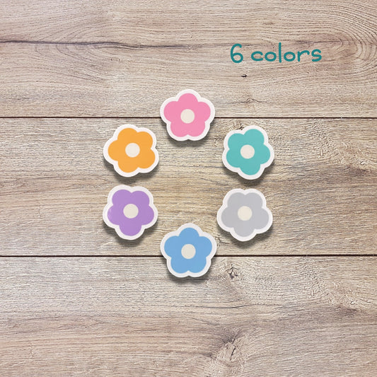 Mini Pastel Flower Sticker Set
