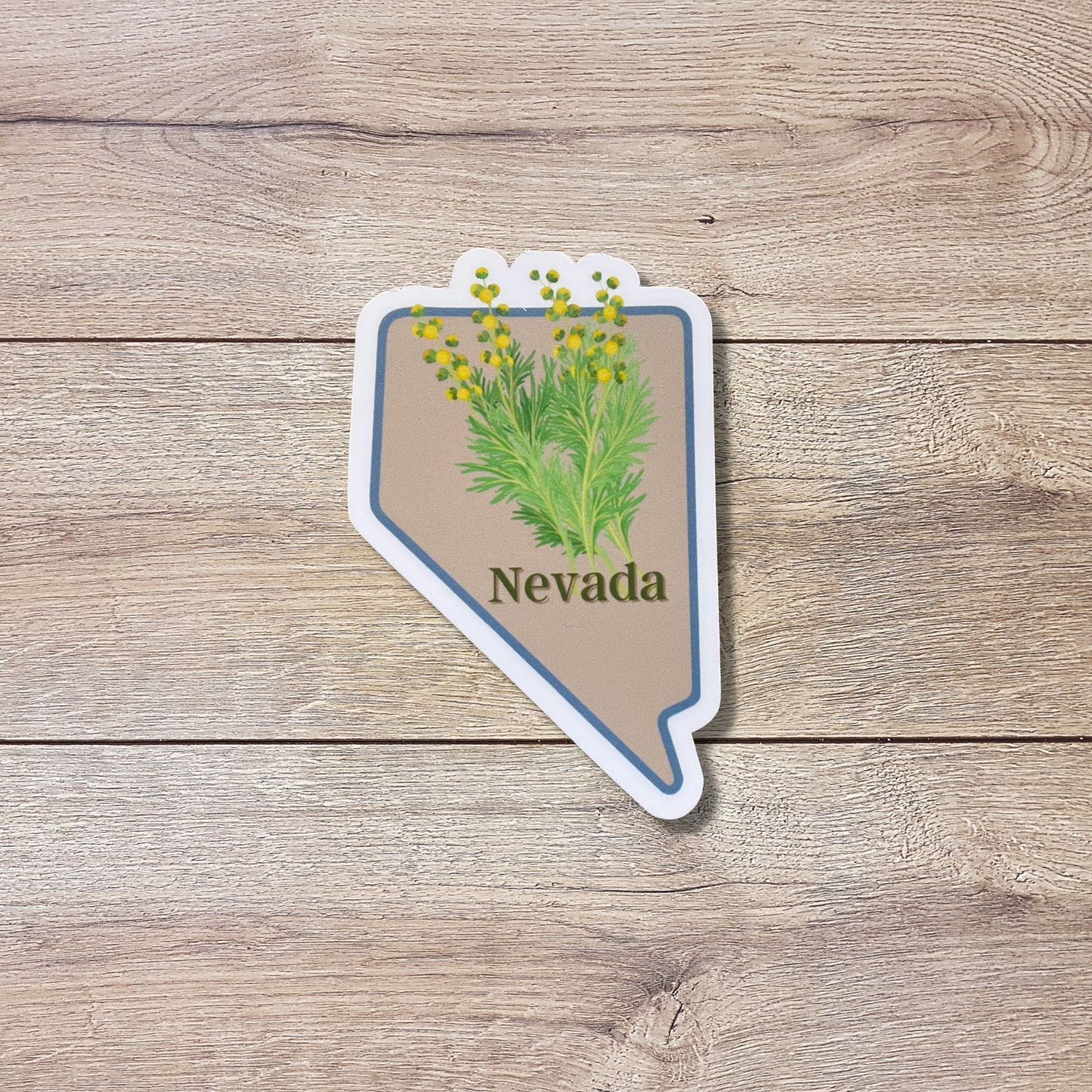 Nevada State Flower Vinyl Sticker