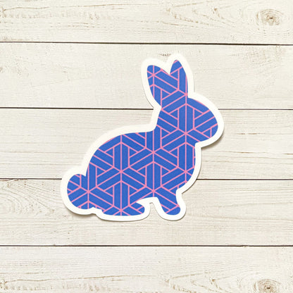 Bunny Rabbit Vinyl Sticker | Glossy | Waterproof | Easter Bunny Sticker | Laptop Sticker | Water Bottle | Animal Sticker