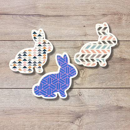 Bunny Rabbit Vinyl Sticker | Glossy | Waterproof | Easter Bunny Sticker | Laptop Sticker | Water Bottle | Animal Sticker