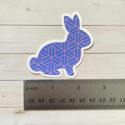 Bunny Rabbit Vinyl Sticker | Glossy | Waterproof | Easter Bunny Sticker | Laptop Sticker | Water Bottle | Animal Sticker