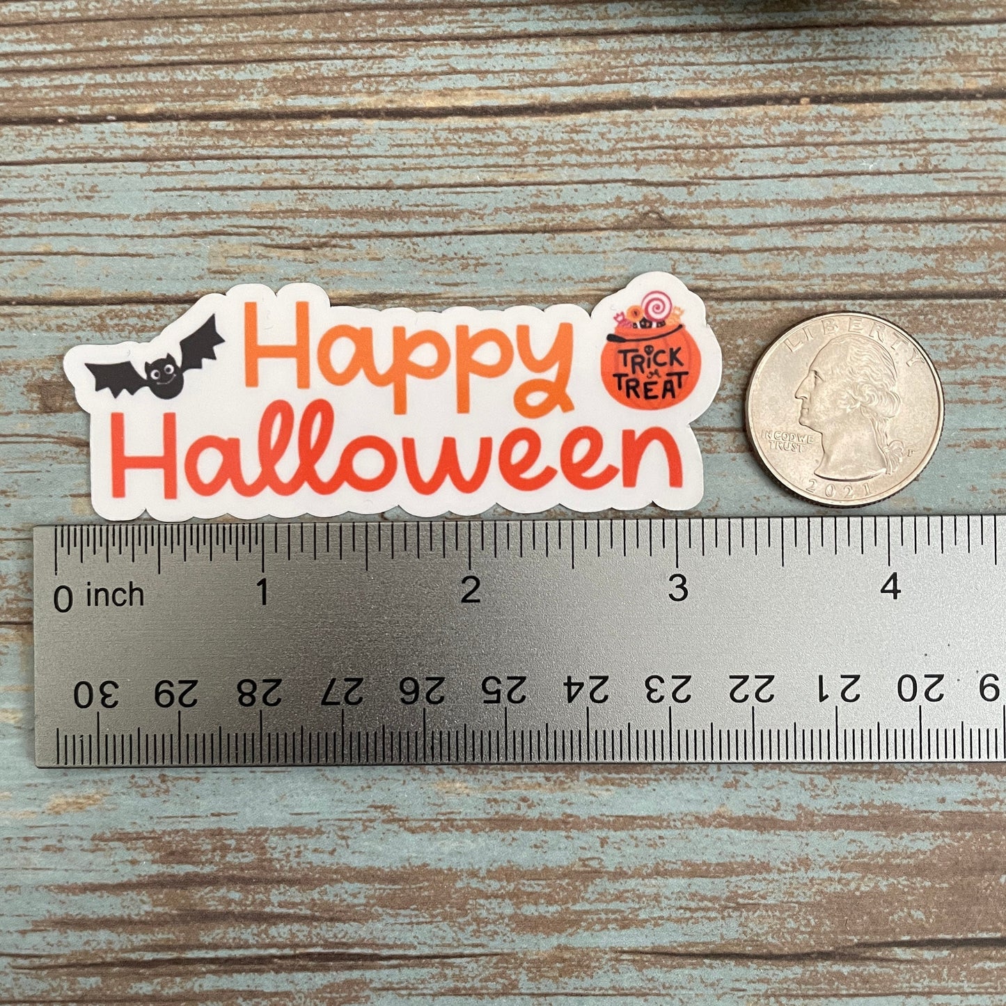 Happy Halloween Vinyl Sticker