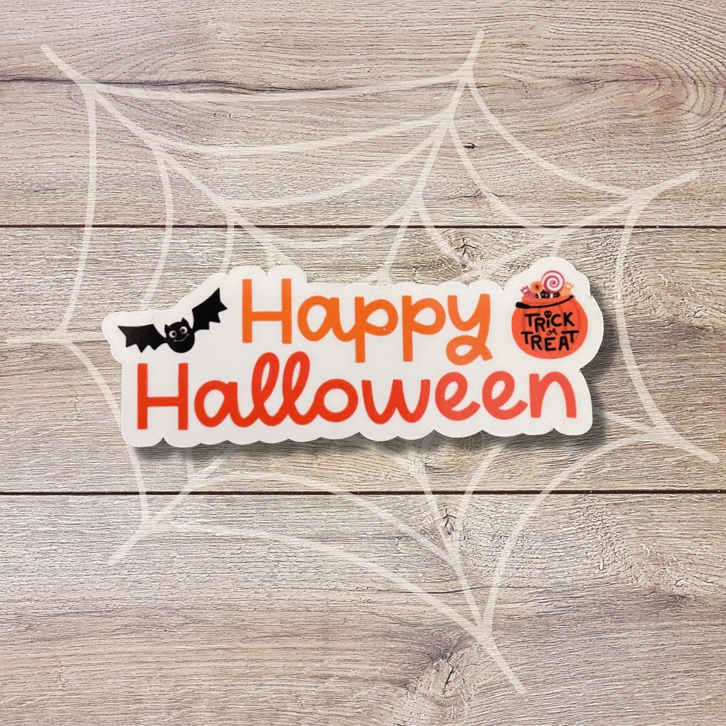 Happy Halloween Vinyl Sticker