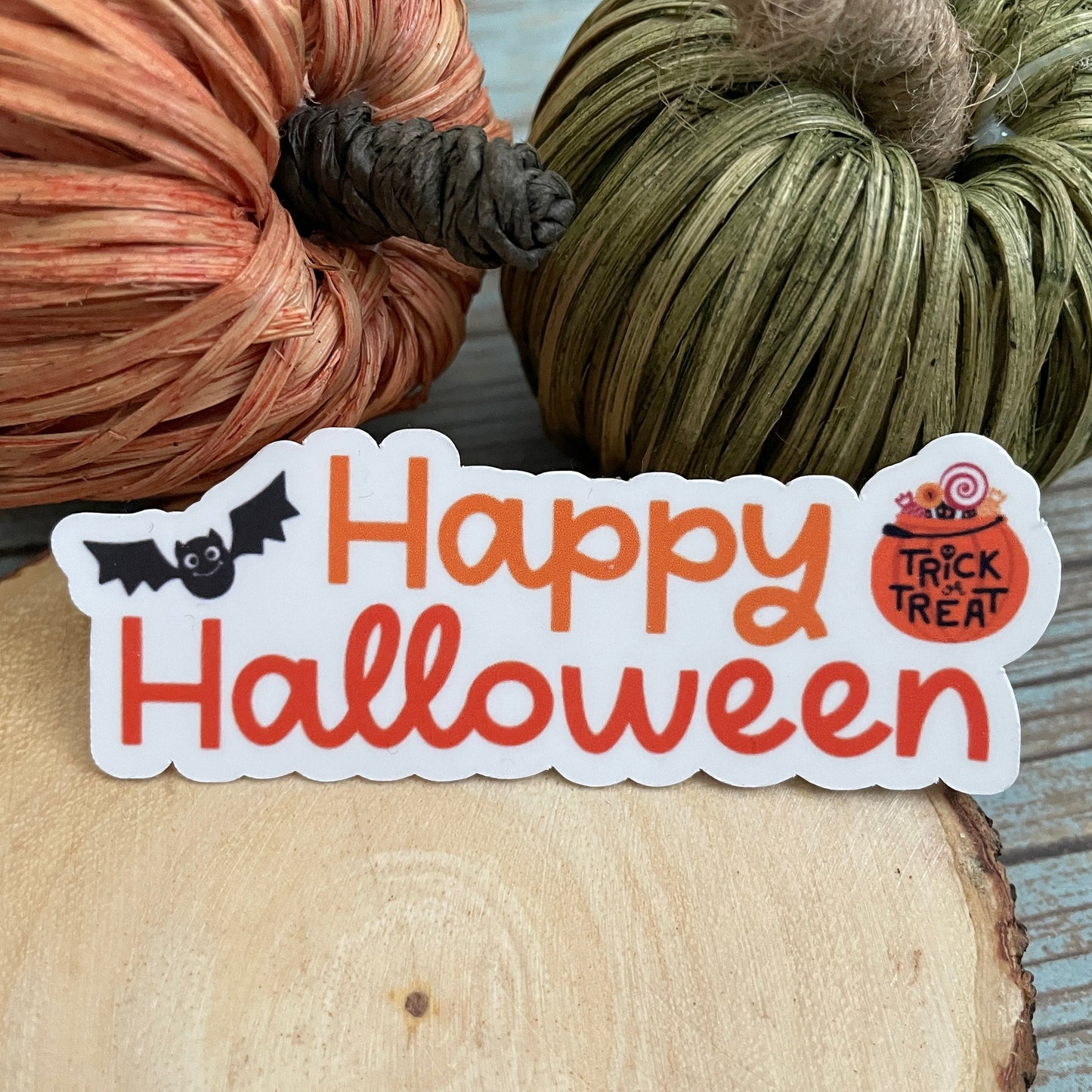 Happy Halloween Vinyl Sticker