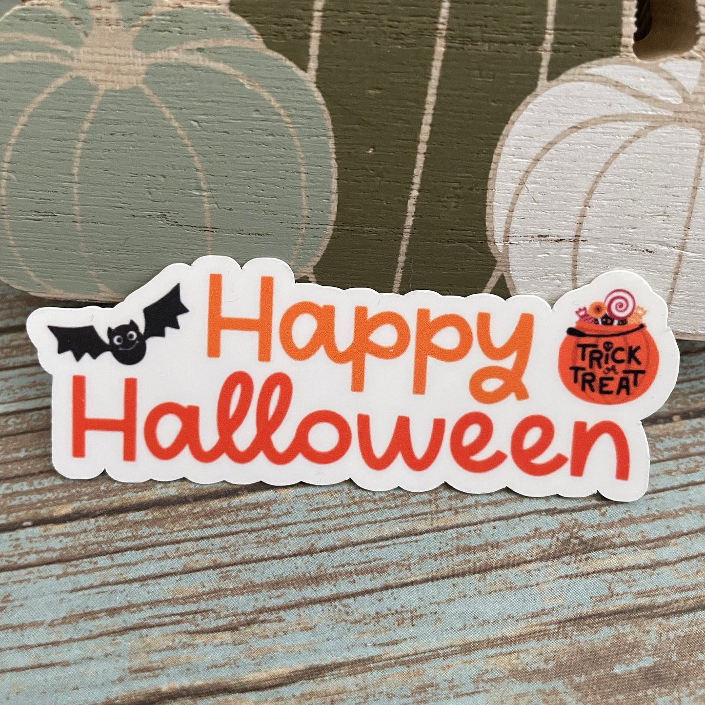 Happy Halloween Vinyl Sticker