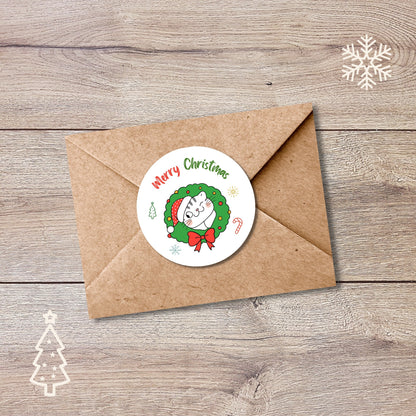 Personalized Christmas Stickers
