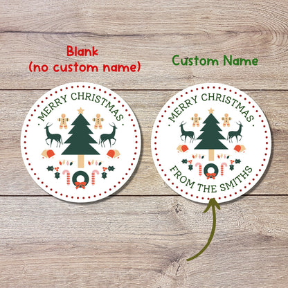Personalized Christmas Stickers