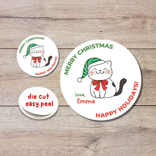 Personalized Christmas Stickers