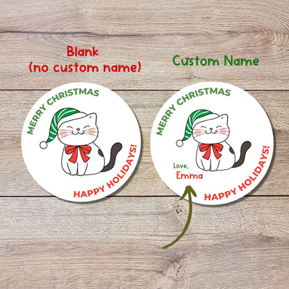 Personalized Christmas Stickers