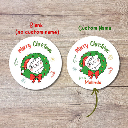 Personalized Christmas Stickers