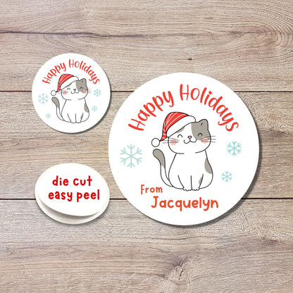 Personalized Christmas Stickers