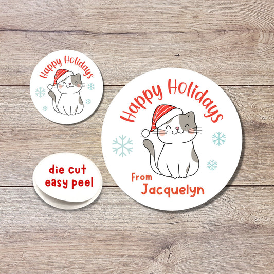 Personalized Christmas Stickers
