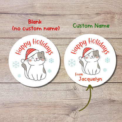 Personalized Christmas Stickers