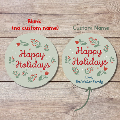 Personalized Christmas Stickers