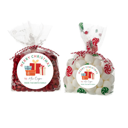 Personalized Christmas Gift Stickers