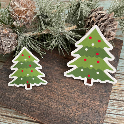 Christmas Tree Vinyl Sticker Set