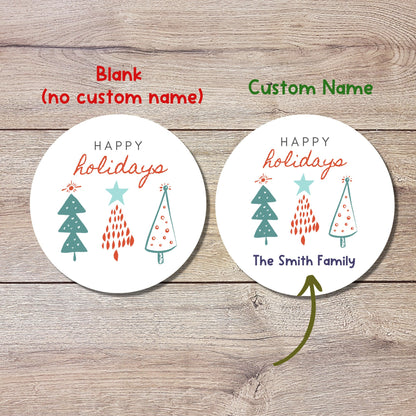 Personalized Christmas Stickers