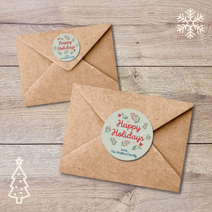 Personalized Christmas Stickers